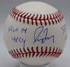 Greg Maddux HOF 14 4XCY 3371 K's 18xGG Signed Stat Baseball Auto PSA/DNA AQ63789