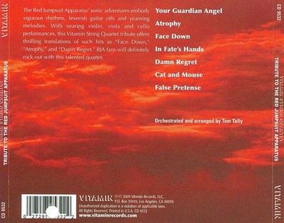 VITAMIN STRING QUARTET TRIBUTE TO THE RED JUMPSUIT APPARATUS NEW CD