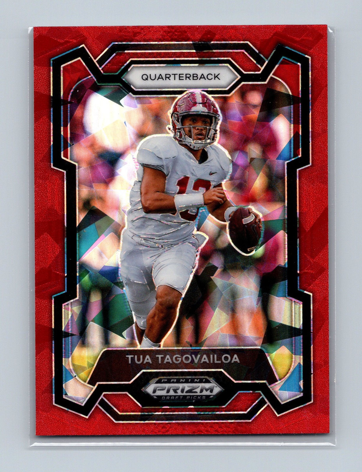 2024 Panini Prizm Draft Picks #76 Tua Tagovailoa Red Ice