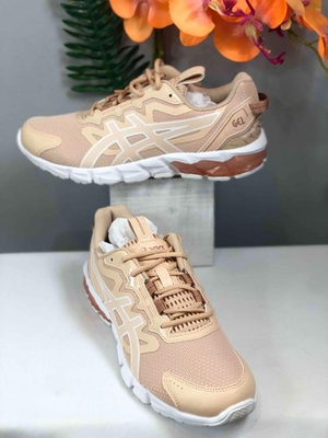 #ad NIB ASICS Gel Quantum 90 Bisque Rose Gold Women#x27;s Sport Style Sneakers Sz 8.5 $69.99