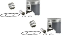 2 SPI Std 73.8mm Bore Piston Kits Pin Bearing 02-2020 Arctic Cat 570, 2000 Fan