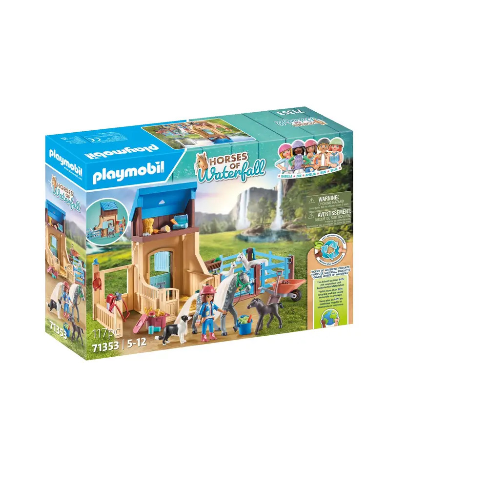 PLAYMOBIL Horses of Waterfall 71354 Reinigungs-Set Mit Isabella Und Lio 86 Teile - Image 7