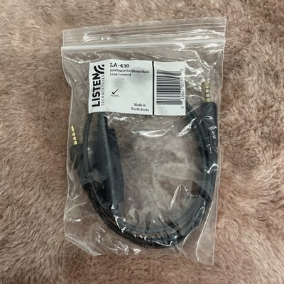 New Listen LA-430 Intelligent Earphone/Neck Loop Lanyard