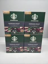 Starbucks Nespresso Vertuo Espresso Roast Coffee 6 Boxes 40 Capsules EXP 6/19/26