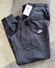 Men s Nike Sportswear Club Fleece Joggers Sweatpants Black BV2671-010 Sz XL NWT