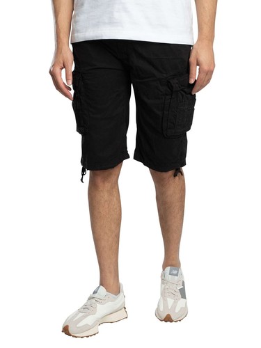 Schott de los hombres Pantalones cortos cargo Tr Ranger 30, Negro - Foto 1 di 5