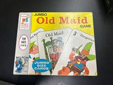 Vintage 1968 Jumbo Old Maid Game With Original Box