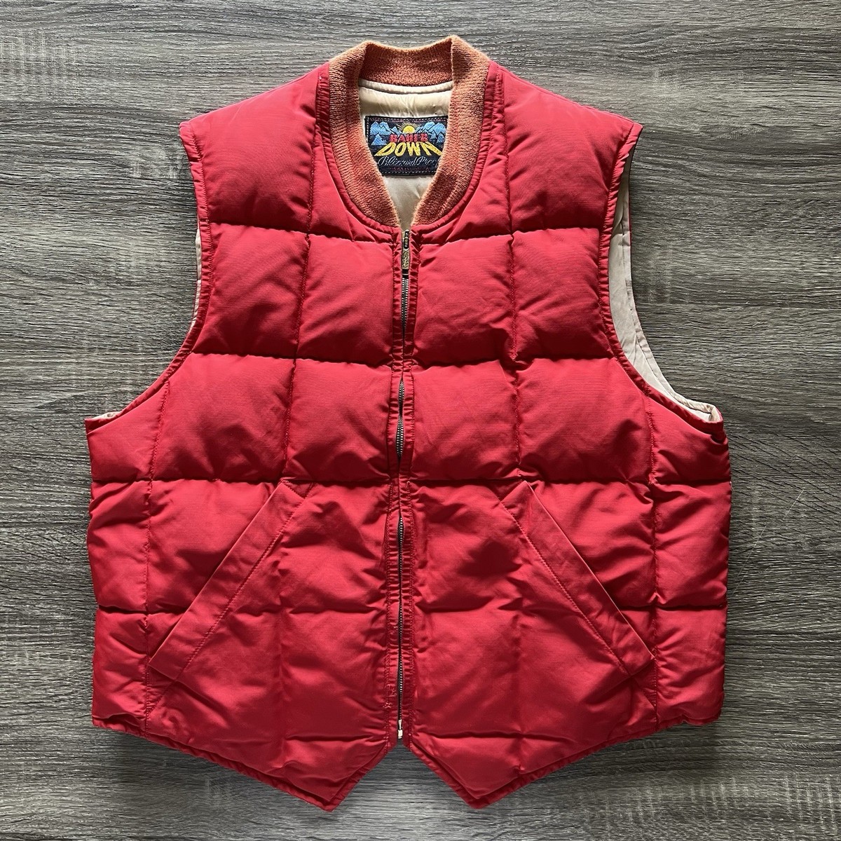 エディーバウアー 00s 800fil down vest L red エディーバウアー 00s