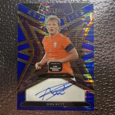 2025-26 Select FIFA World Cup Dirk Kuyt Select Stars Blue Pulsar Auto #ST-DK