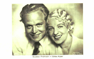Gustav Fröhlich -Gitta Alpar   * Original Postkarte Postcard * Nr. 7366 f