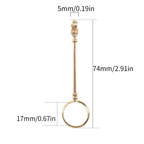 3Pc Alloy Cigarette Finger Stand Holder Rack Ring Free Hand Women Man Smoke Tool - Picture 2 of 8