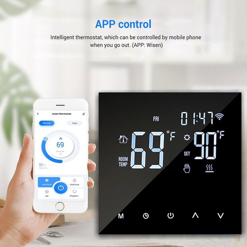 Digital For Smart Thermostat Programmable Wifi Wireless Home Room Sensor-App - Picture 10 of 27
