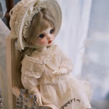 Bambola BJD 1/4 trucco viso articolato elegante ragazza Bambi meravigliosi regali squisiti