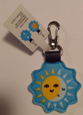 ALDI Quarter Slot Sun And Moon Shaped Key Fob Chain Ring Tag Holder NEW