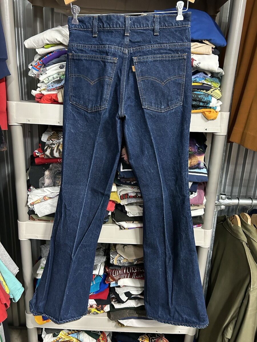 Vtg 70s Levi's 684 Orange Tab Bellbottom Flare New Denim Vtg 70s Levi's 684 Orange Tab Bellbottom Flare New Denim
