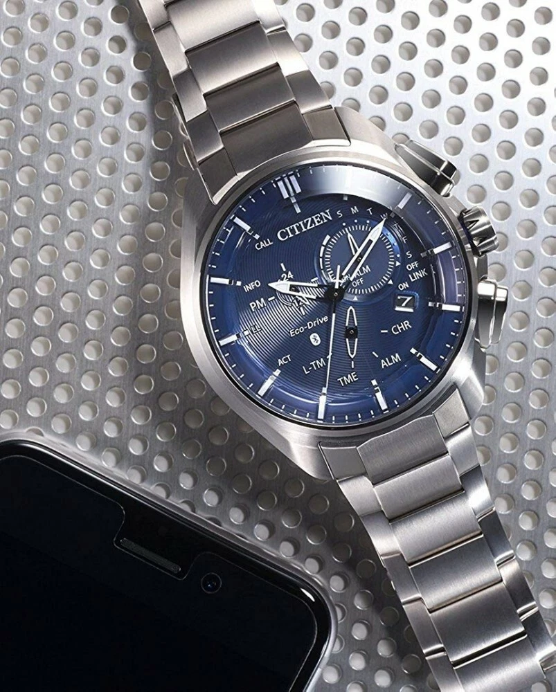 CITIZEN Eco Drive Bluetooth BZ1040 50L Super Titanium Model Men s