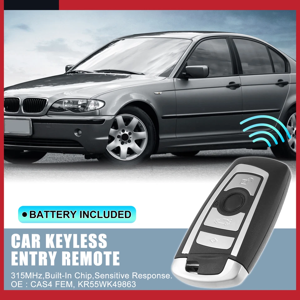 Pack de 1 para BMW 550i 530i 535i Smart Proximity Entrada sin llave Mando a distancia Foto 2 de 4