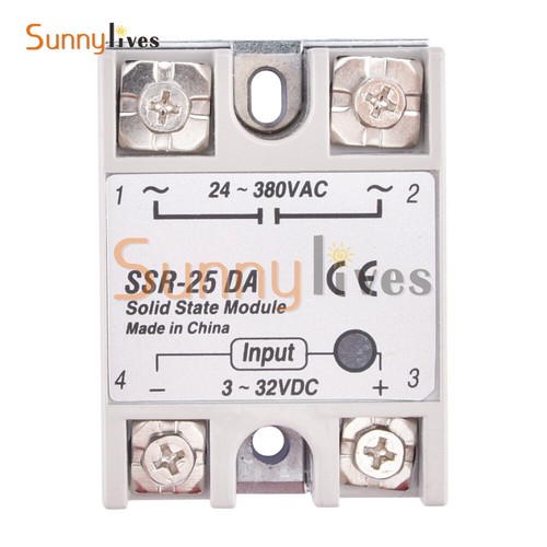 Solid State Relay Alloy Heat Sink SSR-25DA SSR-40DA SSR-60DA 25A/40A/60A 250V - Picture 6 of 75