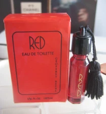 🎁70s Vintage MicroMini 1/16 oz EDT Geoffrey Beene Red eau de toilette perfume