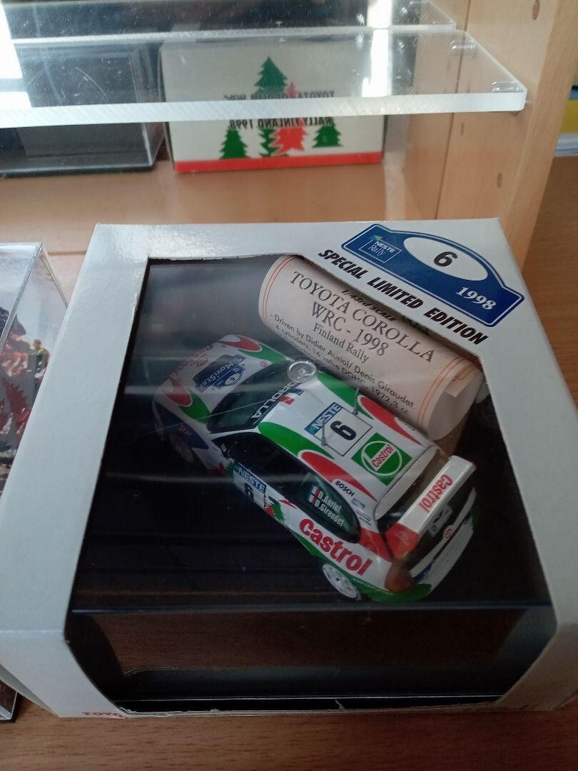 1/43 Rally Car Diecast minicar set of 7 lancia toyota F/S
