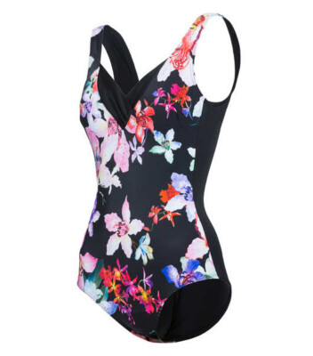 Badeanzug schwarz 38D Damen bunt D-Cup UVP:59,99  3.507