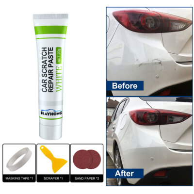 White Car Body Filler Putty Scratch Paint Repair Cleaning Remover Car Care Tool