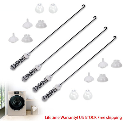 W11130359 Washer Suspension Rod Kit (4-Set) For Whirlpool Maytag Kenmore Crosley