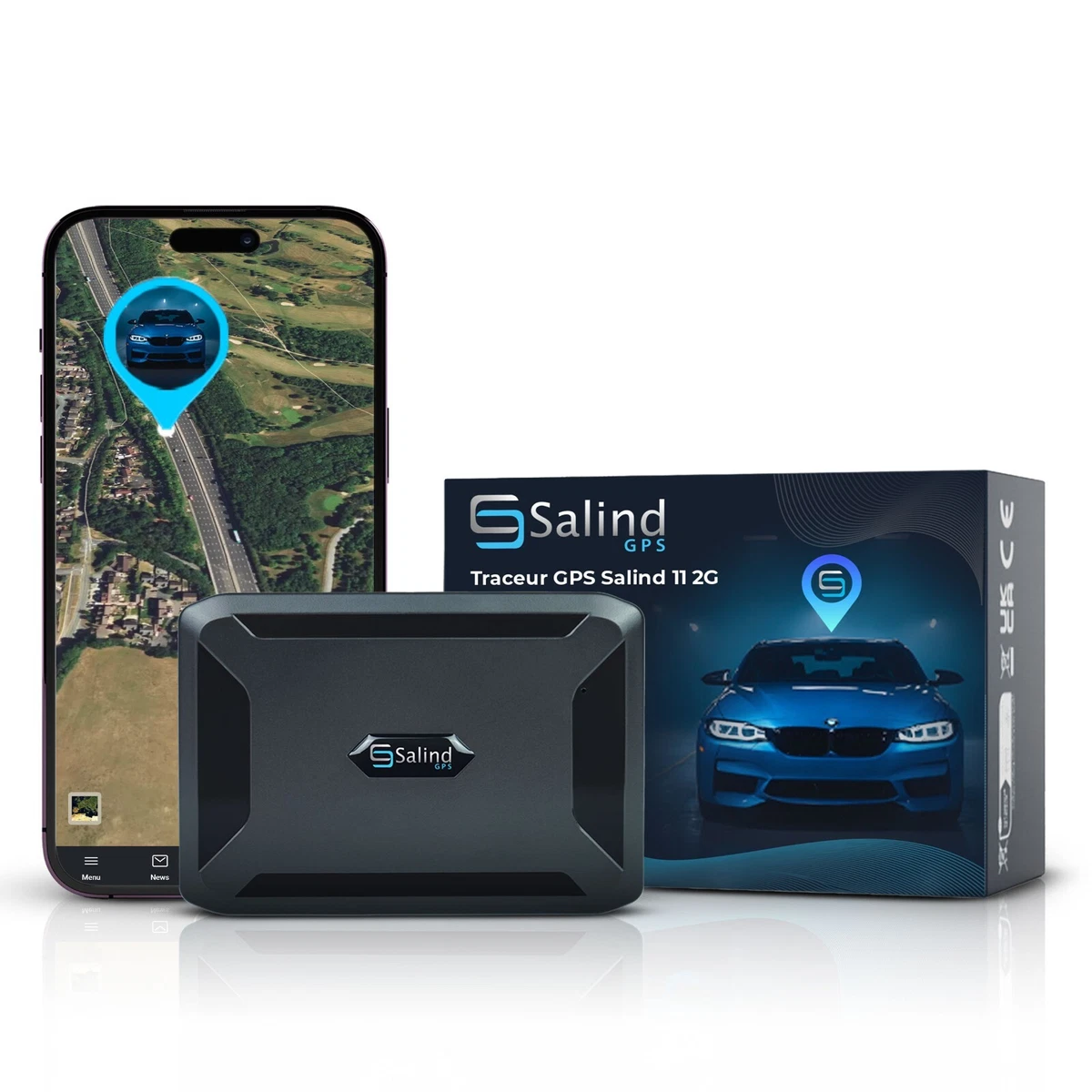 Mini Traceur GPS GF08 - Aimanté - Pour Animaux, Enfants, Voiture, Camion - Anti-perte - Neuf 2025