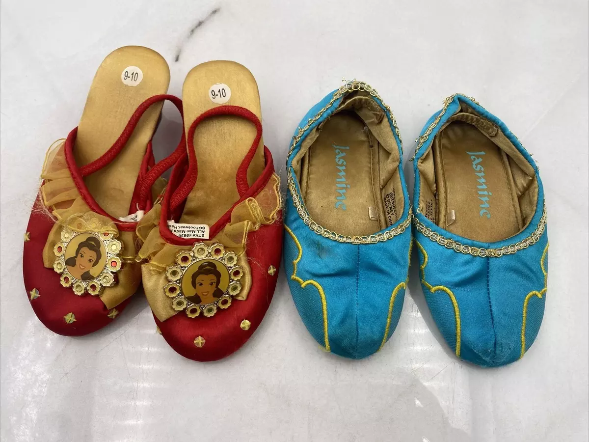 Fashion new!! Aladdin Princess Jasmine Gold shoes Cosplay Shoes | eBay