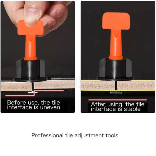 Tile Leveling System 50-300Pcs Clips Levelling Spacer Tiling Floor Wall Wrench - Picture 11 of 17