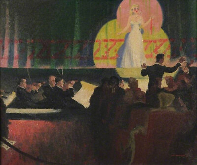 Percy Shakespeare - The Crooner (1938) - 17'' x 22'' Fine Art Print