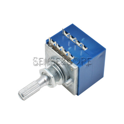 100K Potentiometer Log ALPS Audio Amp Volume Control Pot Stereo With Loudness-