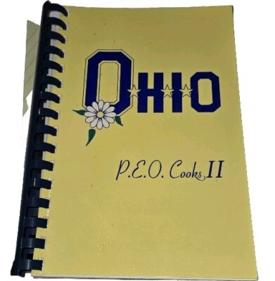 OHIO P.E.O. Cooks II Vintage Copyright 1997  Cookbook