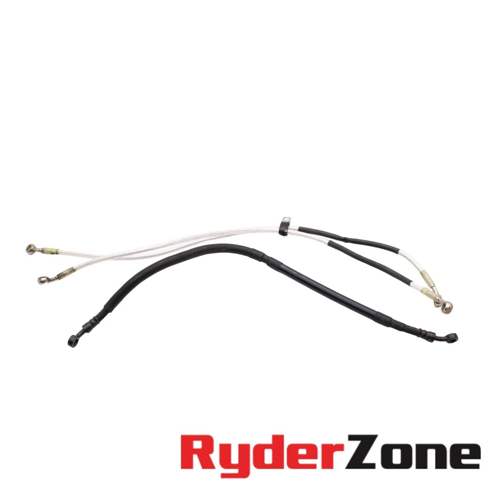 2006 2007 Yamaha YZF R6 Bremsschläuche Set Vorne & Hinten Stahl Geflochten