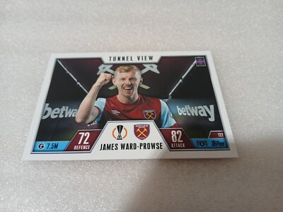 Trading Karte James Ward Prowse West Ham United NEU 