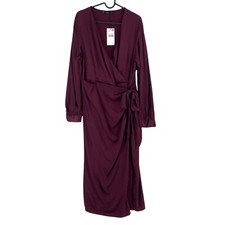 Mango Mng Femme Violet Corps Robe Taille L