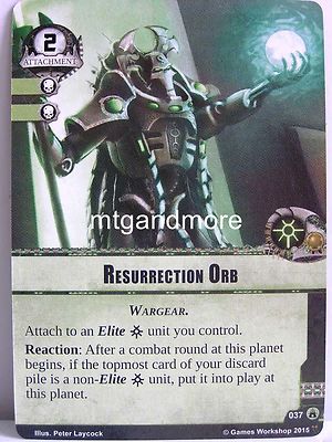 Warhammer 40000 Conquest LCG - Resurrection Orb  #037 - Legions of Death