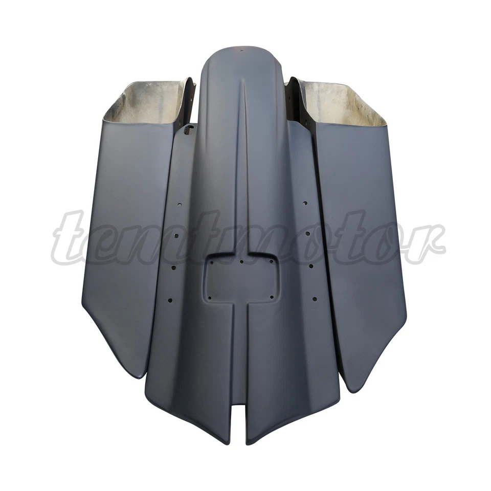 Bolsas de sillín estiradas de 7" guardabarros trasero para Harley Touring Street Road Glide 14-Up Foto 3 de 4