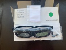 Nowe okulary Sharp Aquos 3D-G / 2D-R z czarną ramką Obiektyw LCD 1 szt. Tylko monitor telewizyjny