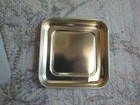 Small Thinking Angel Square Tin, 3" x 3" x 1 3/4", small dent in the lid — photo 5