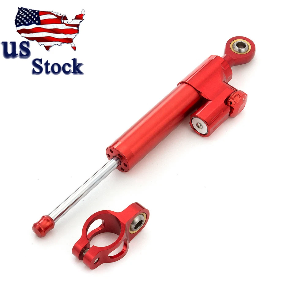 For Suzuki GSXR600 GSXR750/1000 CNC Universal Steering Damper Stabilizer Linear - Image 2 of 4