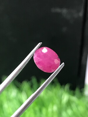 1.8ct Natural Ruby nice color and Luster Gem from Afghanistan No-heat Untreated