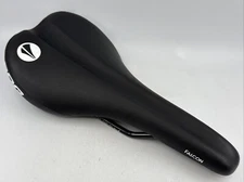 SDG FALCON 280mm x 140mm Steel Rail Black & White Saddle NEW BIKE TAKE-OFF