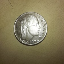 Moneta 20 centesimi 1942 Regno d’Italia Vittorio Emanuele III Re e Imperatore