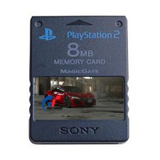 Gran Turismo 1 2 3 4 PS2 Official Memory Card 100 Unlocked Completed Saves