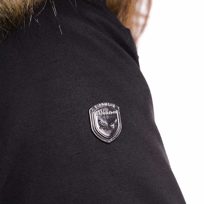 1 MADISON EXPEDITION　ブラック　コート　M Women's 1 MADISON EXPEDITION Vegan Fur Hooded Parka Coat