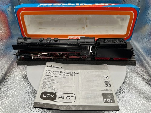 Märklin 3048 BR 001 168-4 mfx ESU V5  ,Raucherzeuger,Rotes Schlusslicht Lokbox | Condition: Vom Verkäufer generalüberholt