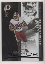 2019 Panini Black 32/75 Derrius Guice #48 uk5