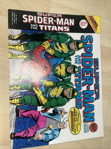 Super Spider-Man and the Titans 227 (1977) Vintage Marvel U.K. Weekly