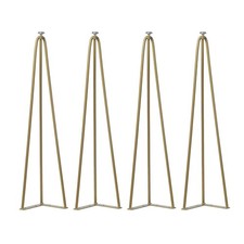 28 Inch Hairpin Legs Set of 4,Industrial Metal Coffee Table Legs,Mid Century ...